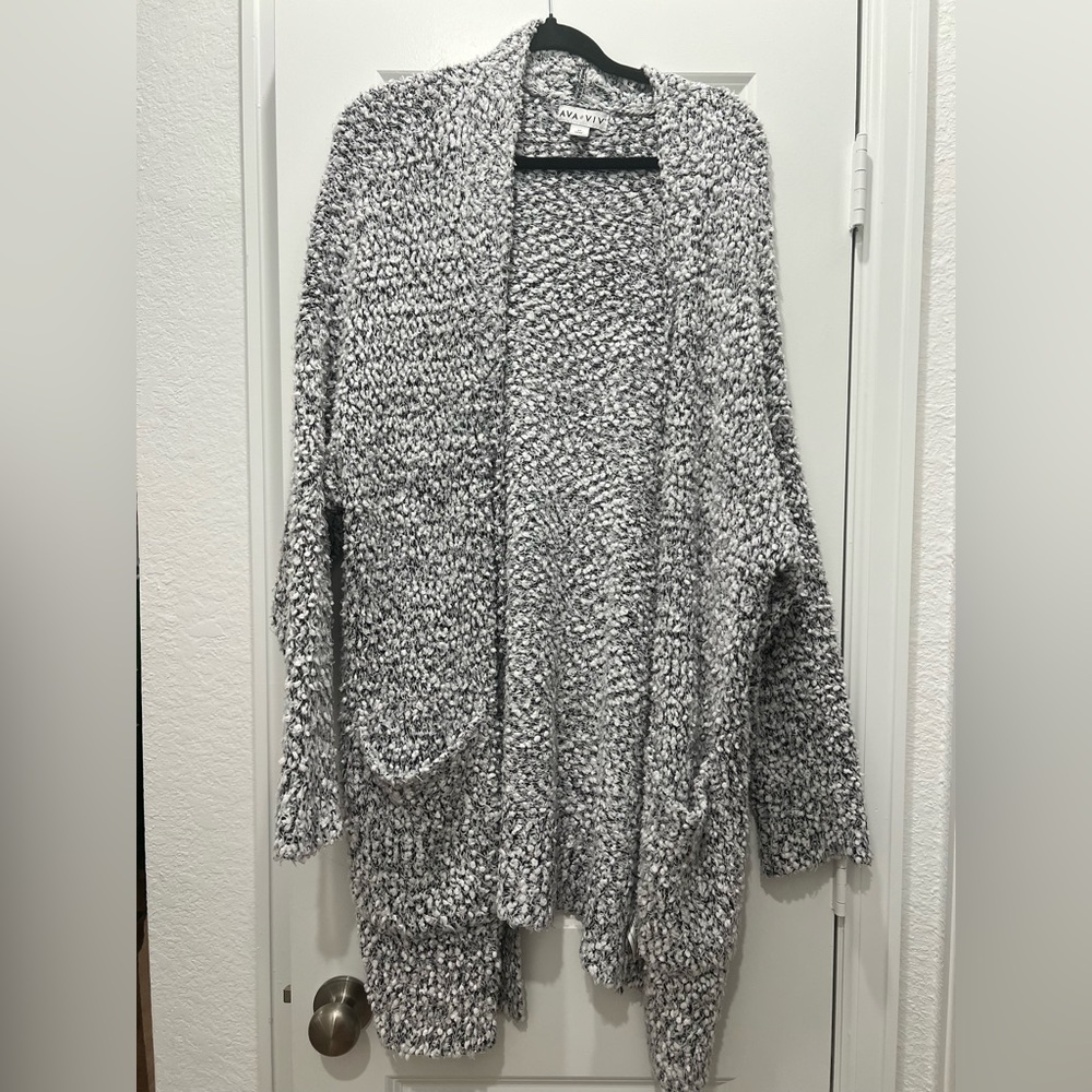 Ava and Viv Oversized Cardigan